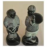 LL-BR1 - Boma Inuit Soapstone Figures (Lot of 2)