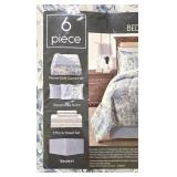 LL-BR2 - Twin Floral Toile 6-Piece Bed Ensemble (Lot of 2)