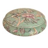 LL-BR2 - Bird Motif Covered Porcelain Bowl Hand Decorated