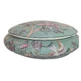 LL-BR2 - Bird Motif Covered Porcelain Bowl Hand Decorated