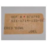 LL-BR2 - Bird Motif Covered Porcelain Bowl Hand Decorated