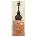 LL-BR2 - Mix N Match New Bronze Table Lamps With Shade (Lot of 2)