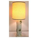 LL-BR2 - Bamboo Design Table Lamp With Fabric Shade