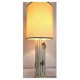LL-BR2 - Bamboo Design Table Lamp With Fabric Shade