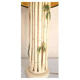 LL-BR2 - Bamboo Design Table Lamp With Fabric Shade