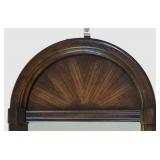 LL-BR2 - Vintage Butler Specialty Demilune Console Table & Pier Mirror