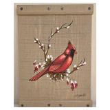 LL-BR2 - Cardinal Plaque & Birds on Branch Decor Mixed Lot