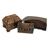 LL-FR - Decorative Vintage Trunk Boxes Mixed Lot