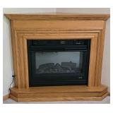 LL-FR - Electrofire Corner Fireplace Surround With Electric Insert