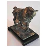 LL-FR - Vintage Cast Iron Tang Style Horse Sculpture