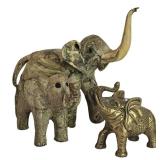 LL-FR - Elephant Figurine Set (Lot of 3)