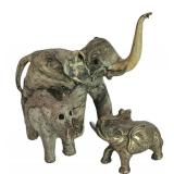 LL-FR - Elephant Figurine Set (Lot of 3)