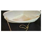 LL-FR - Beaded & Clemente Ivory Clutch Handbags (Lot of 2)