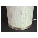 LL-FR - Litesun A-2165T Marble Tile Table Lamps Pair