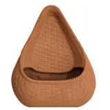 LL-BR1 - Terra Cotta Wall Vase, Wall Pocket & Dish (Lot of 3)