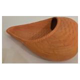 LL-BR1 - Terra Cotta Wall Vase, Wall Pocket & Dish (Lot of 3)