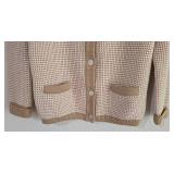 LL-BR1 - Berne Hand Loomed Wool Cardigan Sweater
