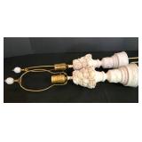 LL-BR1 - Vintage Ardalt Verithin Porcelain Lamps Pair