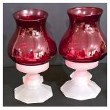 LL-BR1 - Decorative Christmas Trees & Glass Candle Holders Mixed Lot