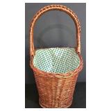 LL-FR - Wicker Shelf Unit, 4 Baskets & Woven Pitcher Mixed Lot