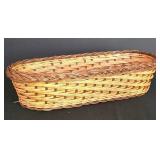LL-FR - Wicker Shelf Unit, 4 Baskets & Woven Pitcher Mixed Lot