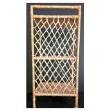 LL-FR - Wicker Shelf Unit, 4 Baskets & Woven Pitcher Mixed Lot