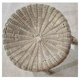 LL-FR - Wicker Stool & Basket Mixed Lot