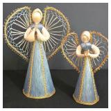 LL-ST - Hand Crafted Angel Figurines (Lot of 4)