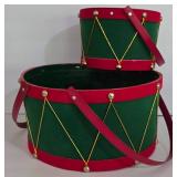 LL-ST - Holiday Basket Planter Mixed Lot With Metal Mailbox