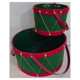 LL-ST - Holiday Basket Planter Mixed Lot With Metal Mailbox