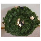 LL-ST - Christmas Wreath With Angel, Horn & Carrying Case
