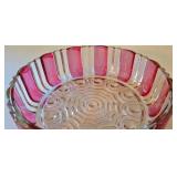 K - Vintage Anchor Hocking Old Cafe Covered Candy Dish