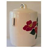 K - Vintage McCoy Floral Canister