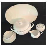 K - Vintage Johann Haviland Bavaria China Serving Pieces (Lot of 4)