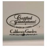 K - Certified International California Garden & Italian Platter Set (Lot of 3)