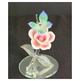K - Glass Baron Hummingbird Rose Vine, Hummingbirds in Love & Vanity Tray Mixed Lot