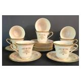 K - Vintage Lenox Castle Garden China Dinner Service (Lot of 62)