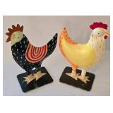 K - Chicken Decor Mixed Lot 6 Pieces