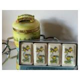 LR - Vanity Tray Set Mirrored Tray, Cosmetic Holder, Organizer & More