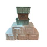Storage Baskets Mixed Lot - Curver & Room Essentials (8 Pieces)
