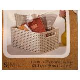 Storage Baskets Mixed Lot - Curver & Room Essentials (8 Pieces)