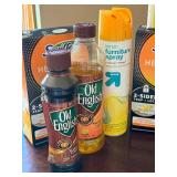 K - Household Cleaners & Wood Polishes Mixed Lot Swiffer, Old English, Pledge, Weiman & More