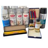 K - Art Supplies Mixed Lot Winsor & Newton Krylon Carolina Pencils