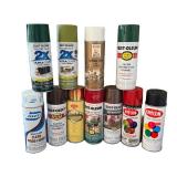 K - Spray Paint Lot Rust-Oleum Krylon Deft Design Master (Lot of 8)