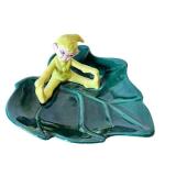 LR - Vintage Pixie on Leaf Ceramic Dish