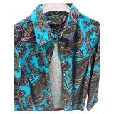 Paisley Blouse - Talbots Woman Size X