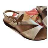 LR - New Trotters Sandals & Scarf Set