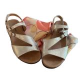 LR - New Trotters Sandals & Scarf Set