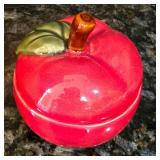 K - Red Kitchen Decor Mixed Lot Proctor Silex Toaster, Apple Candle and  Ice Bucket
