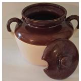 K - Bean Crock & Soup Mugs McCoy Pottery (Lot of 5)